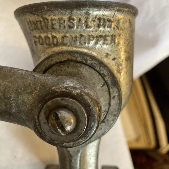 Universal Food Chopper No. 1 L.F. & C New Britain Conn. USA Meat Grinder Vintage - Picture 12 of 16